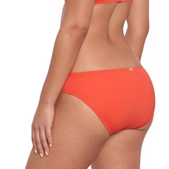 LAUREN Ralph Beach Club Solid Hipster Bottoms swimming suit Sunset 14, swimwear - Picture 4 of 14